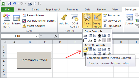 Avoid external references with Active X form controls in Excel